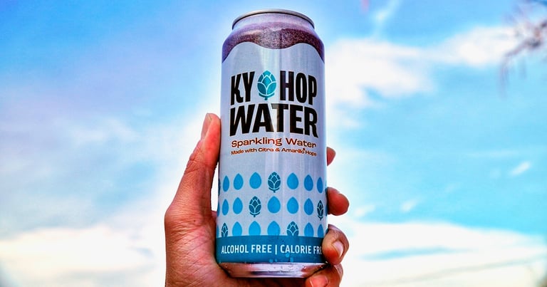 Kentucky Hop Water | New Non-Alcoholic Hop-Infused Seltzer Launches in Bluegrass