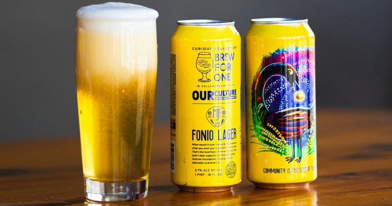 Our Culture Brewing & Creature Comforts | Fonio Lager