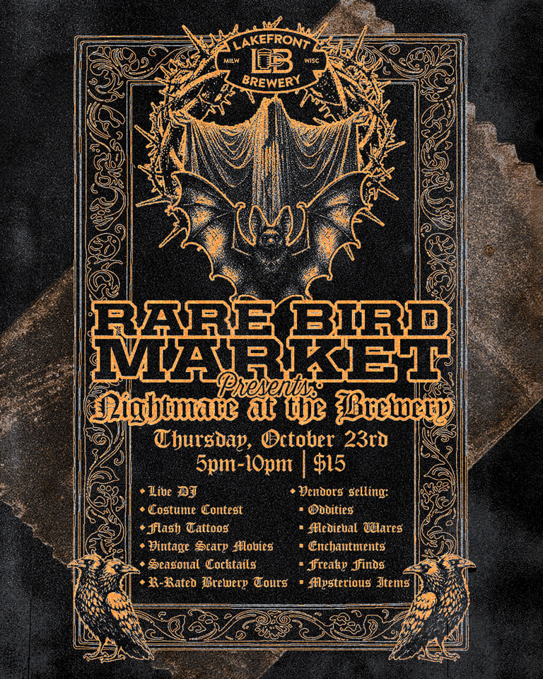 Rare Bird Halloween Night Market to Haunt Lakefront Brewery This October