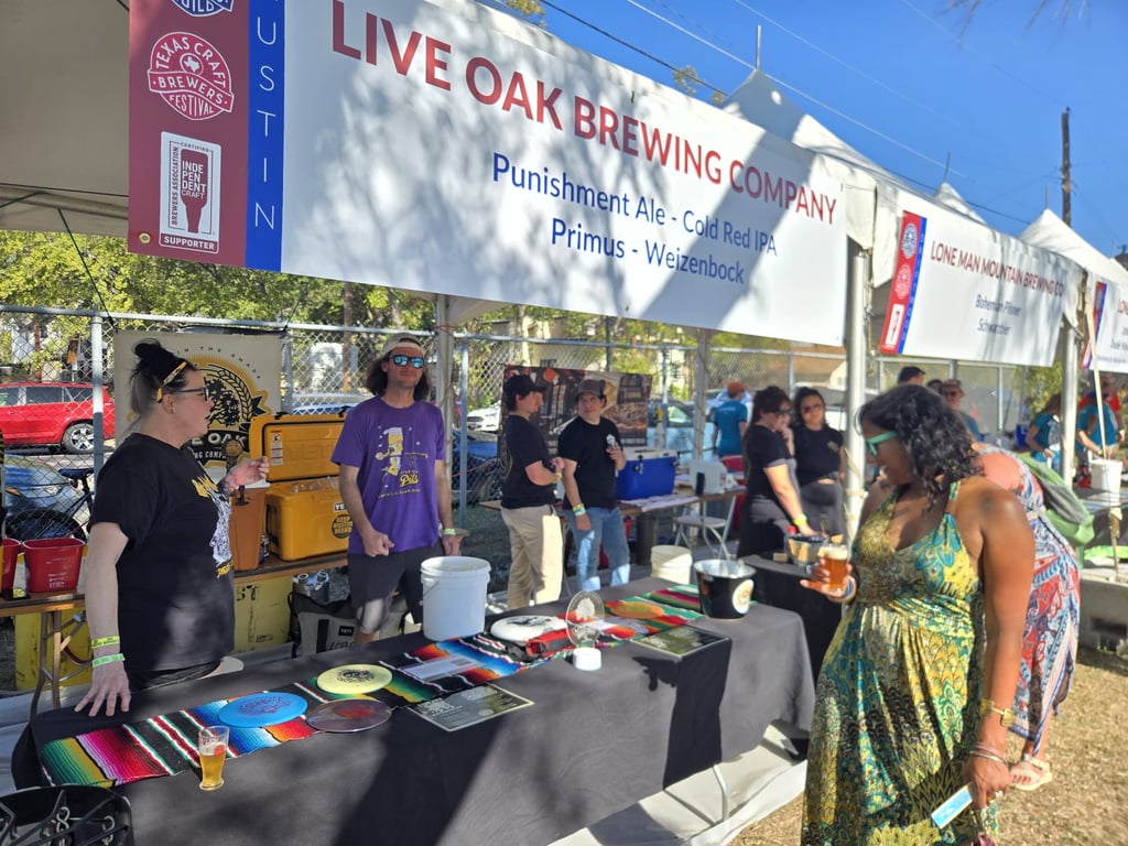 Live Oak Brewing Festival Tent