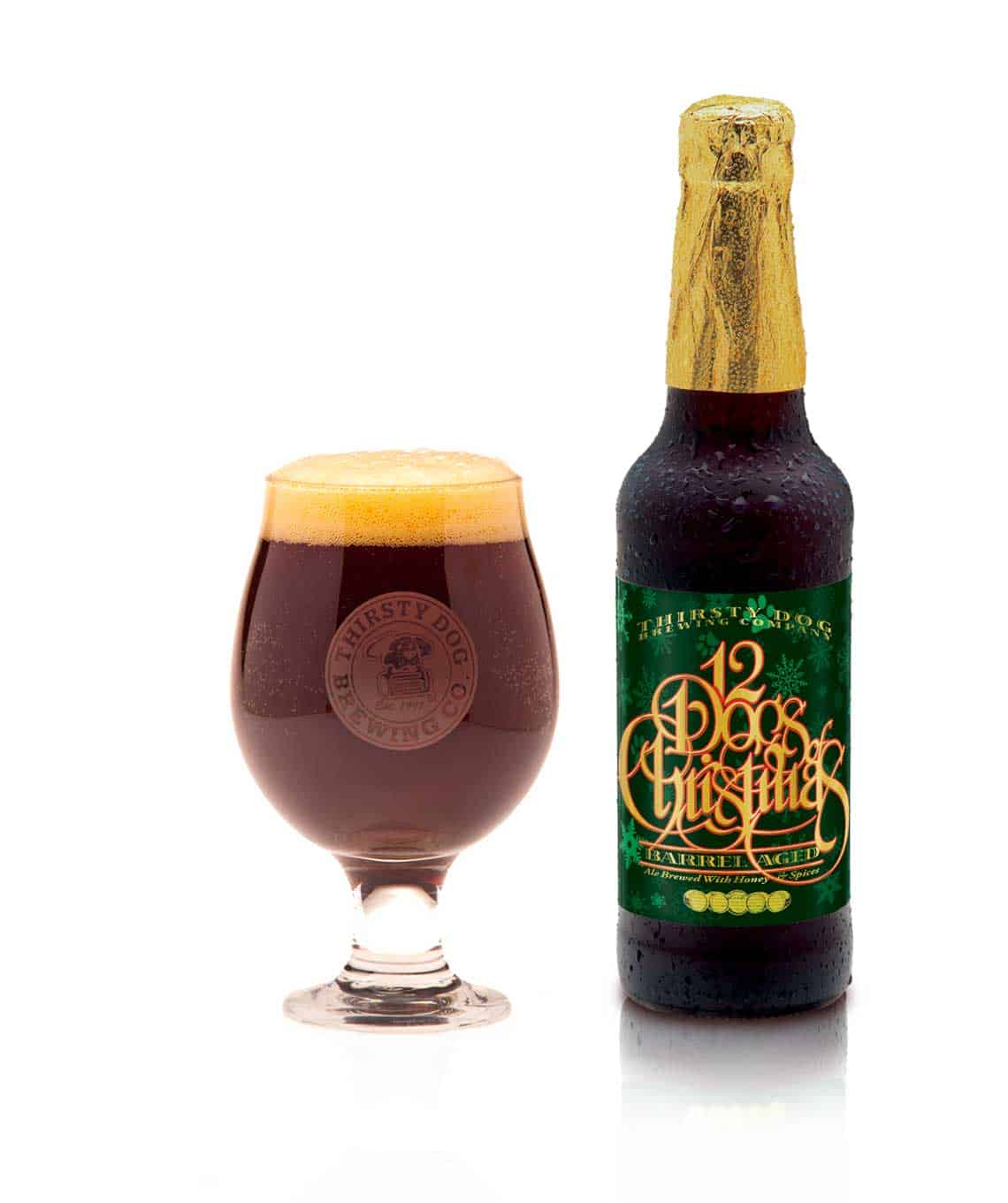 12 Dogs of Christmas Barrel-Aged - Thirsty Dog Brewing Company