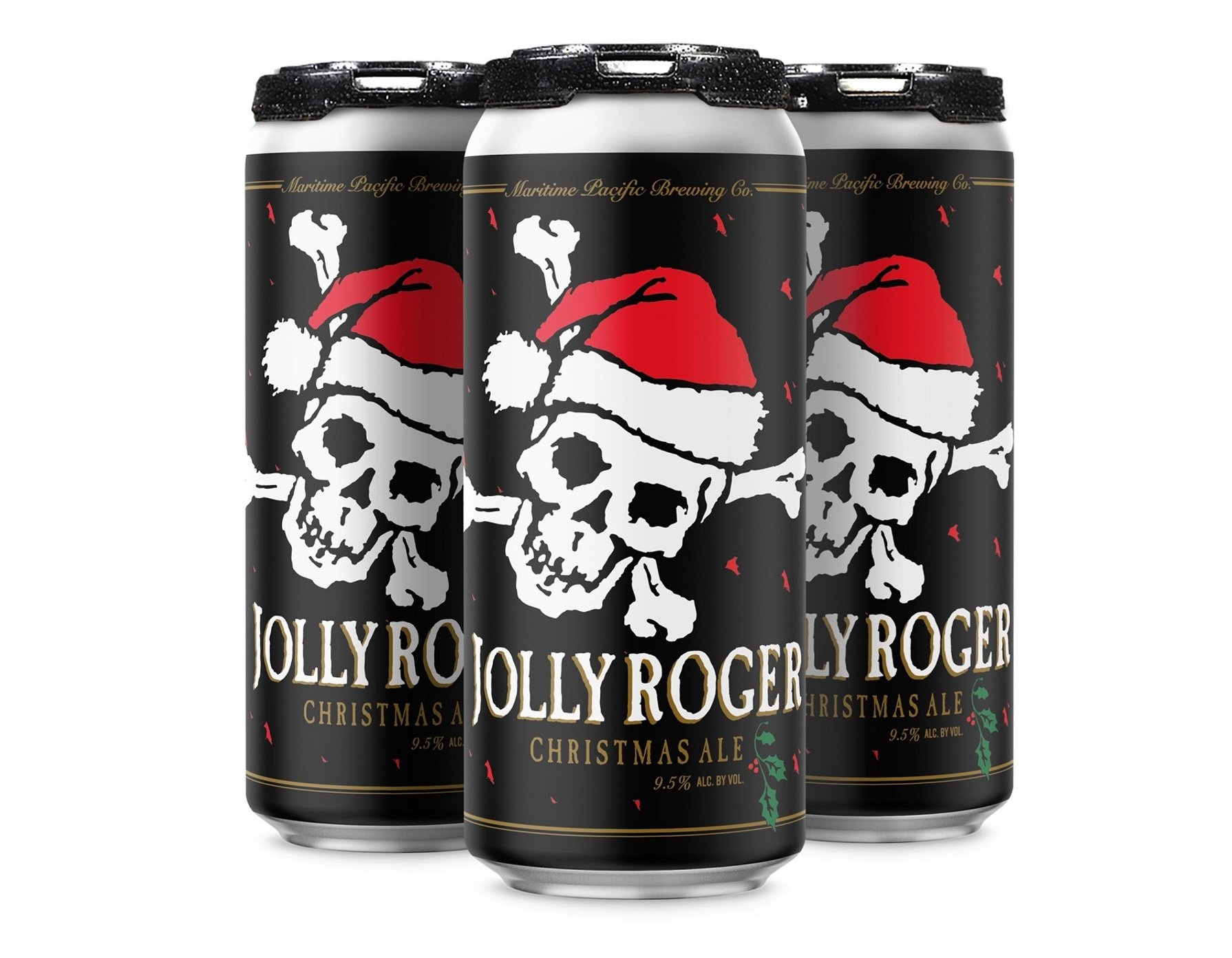 jolly roger christmas ale by maritime pacific brewing co.