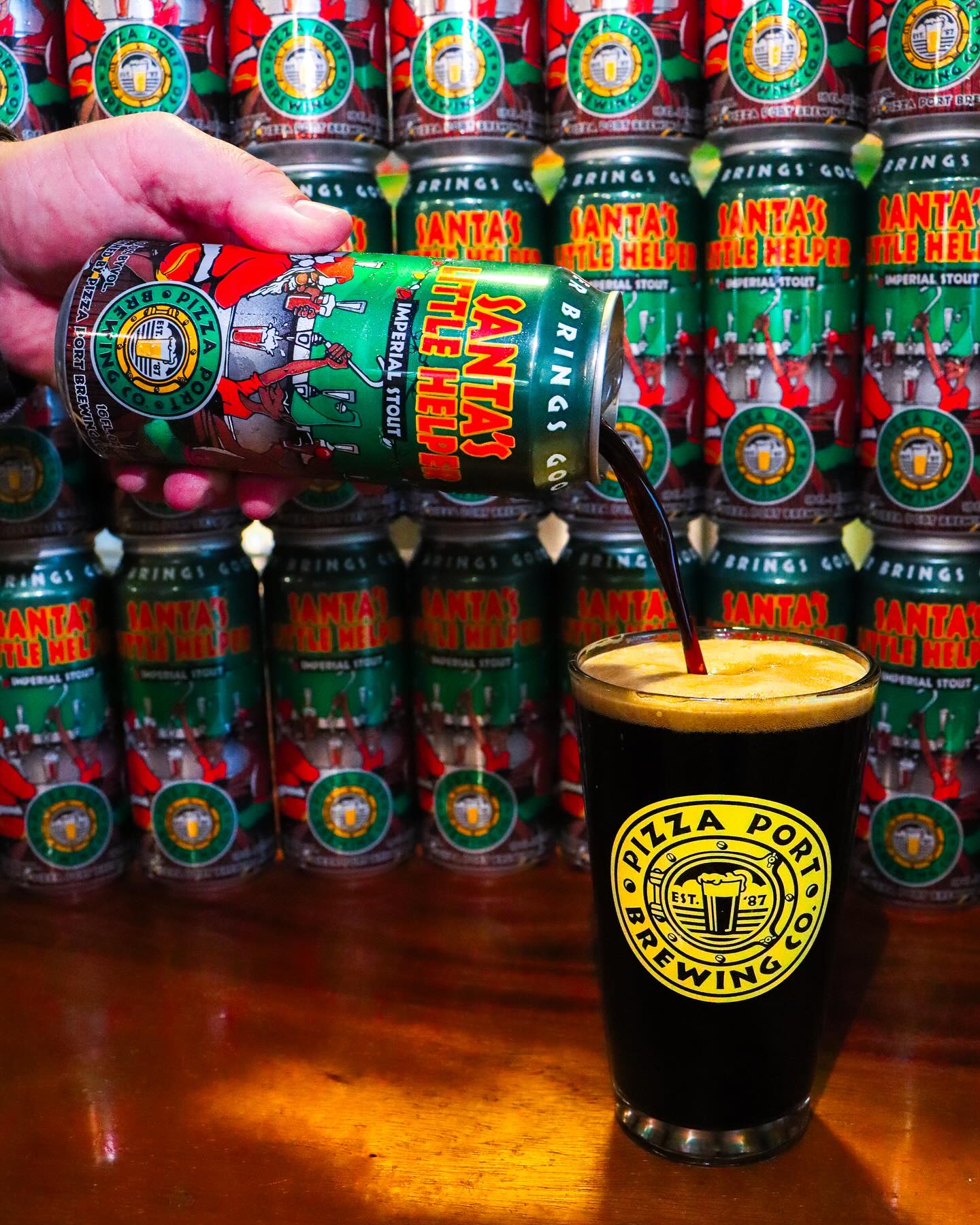 pizza port brewing santa's little helper
