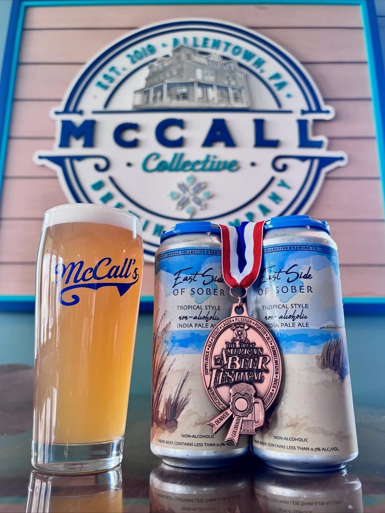 mccall collective brewing co. east side of sober non-alcoholic IPA
