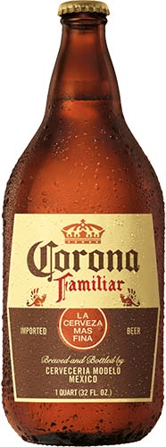 Corona Familiar in the 32oz caguama beer bottle size