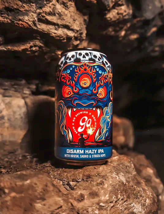 disarm hazy ipa by go brewing