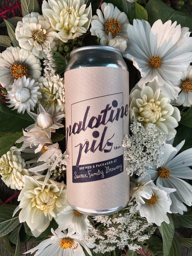 Suarez Family Brewery Palatine Pils can.