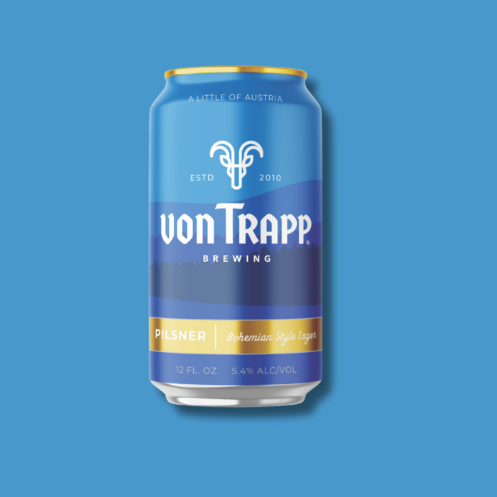 Von Trapp Pilsner can.