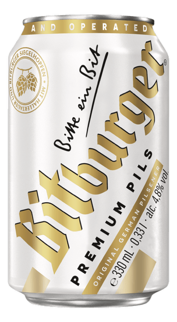 Bitburger Reveals New Bold Design