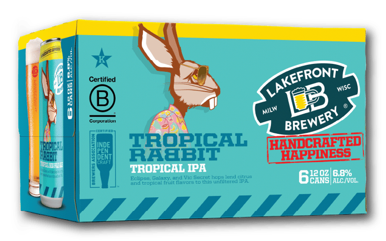 Lakefront Introduces Tropical Rabbit IPA, a 6.8% ABV Fruit-Forward Brew