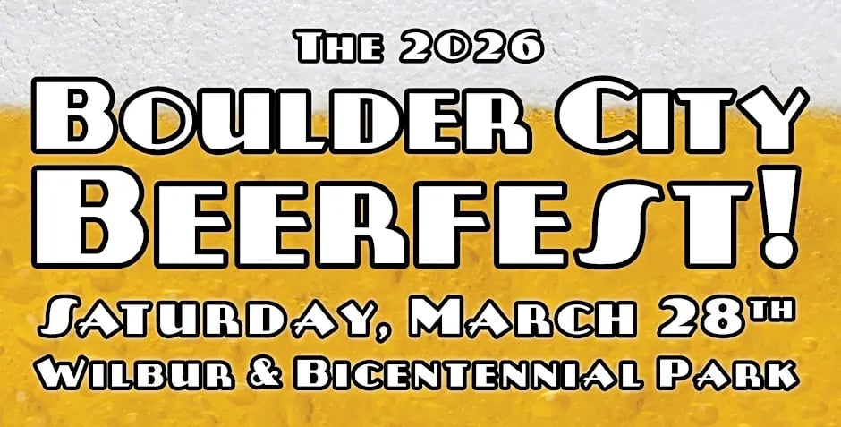 Beer graphic advertising the Boulder City Beer Fest