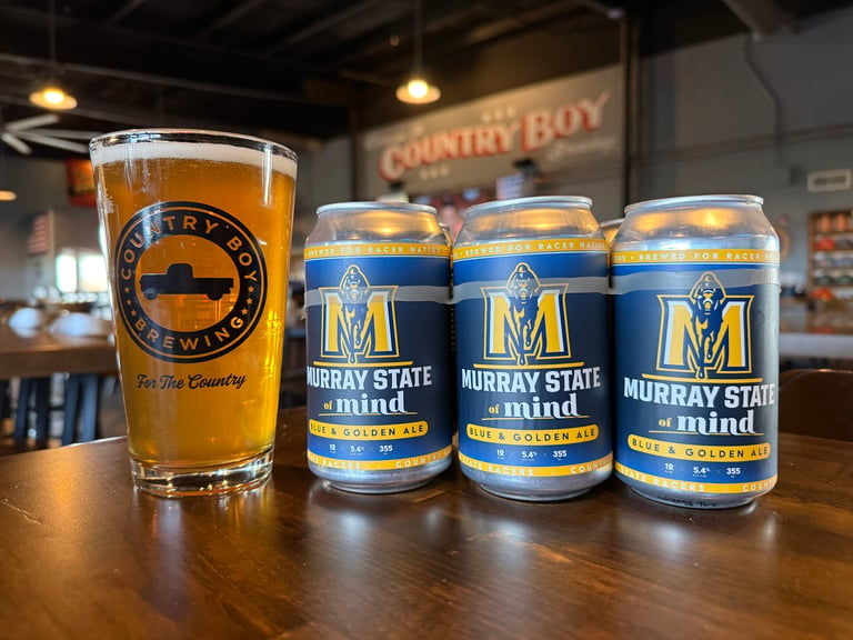 Murray State Athletics Partners with Country Boy Brewing to Launch “Murray State of Mind” American Wheat Ale for Racer Fans