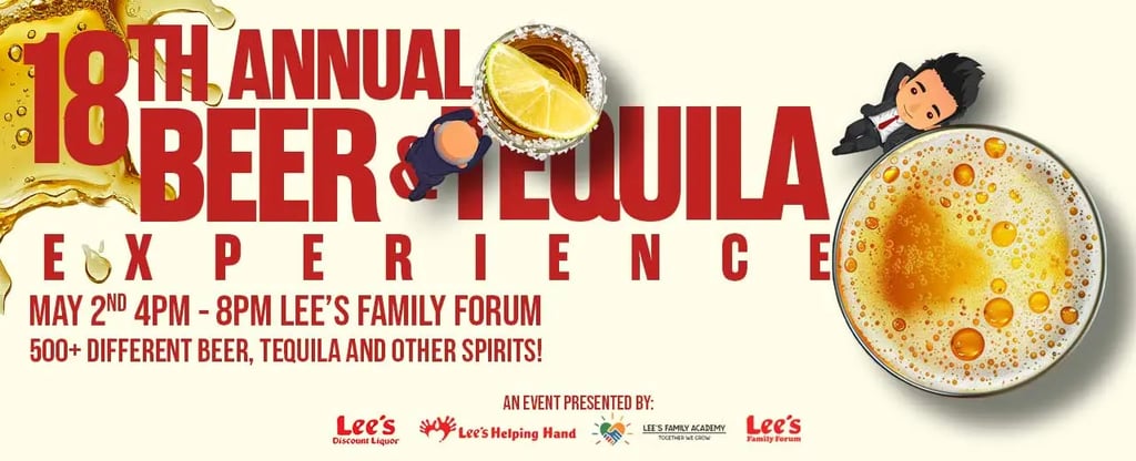 Graphic with shots of tequila