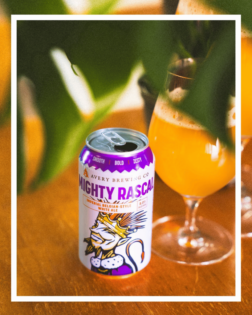Mighty Rascal beer can.