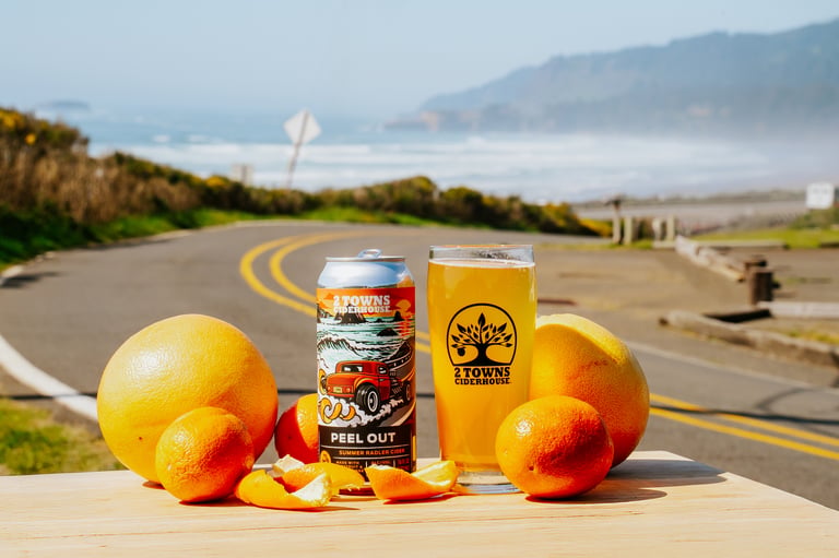 2 Towns Ciderhouse Launches Peel Out Grapefruit Radler: A Summer Citrus Cider