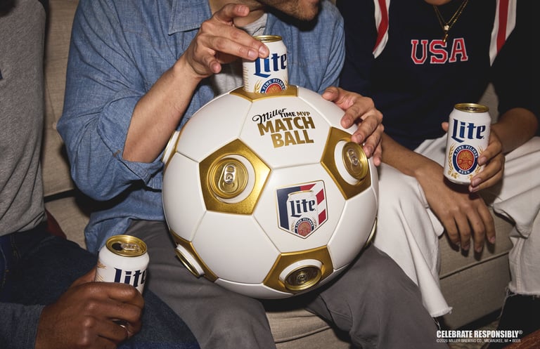 Miller Lite Launches “Miller Time is on U.S.” Campaign and Limited-Edition MVP Matchball