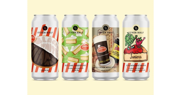 Brooklyn Icons Junior’s and Other Half Brewing Team Up for Dessert-Inspired Beers