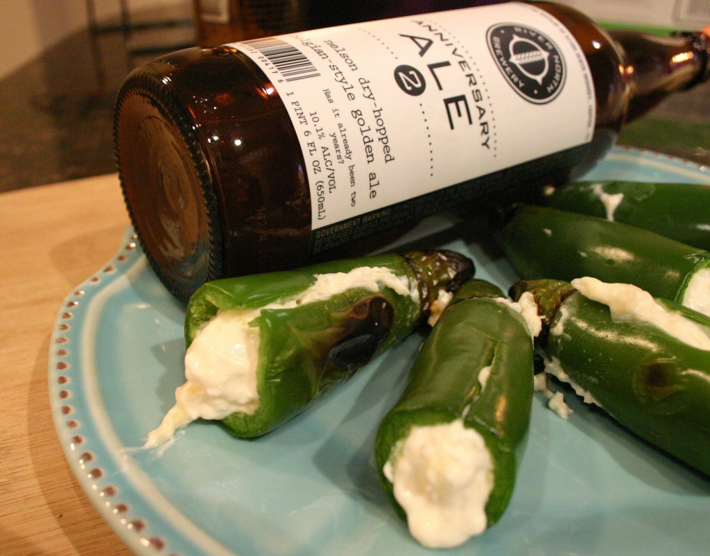 Pineapple Cream Cheese Stuffed Jalapenos
