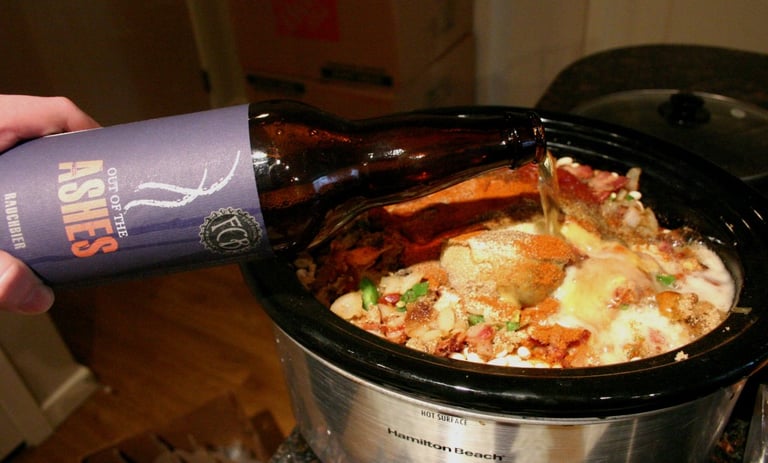 Cooking with Beer | Rauchbier Baked Beans