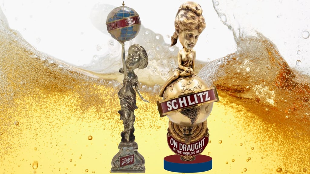 Schlitz end of brewing memorial bobbleheads
