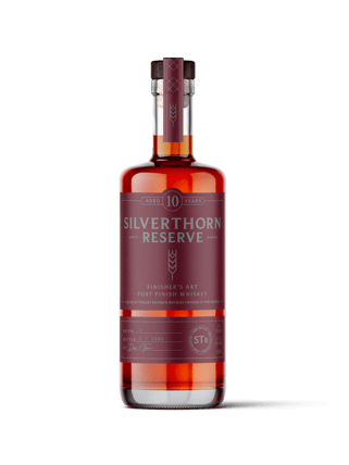 Silverthorn whiskey bottle