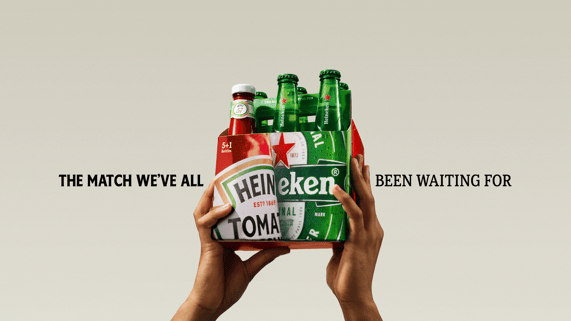 Heinz x Heineken collab admat