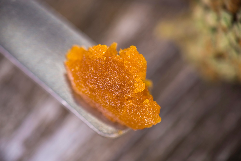 Cannabis concentrate live resin.