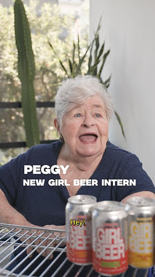 GIRL BEER Expands to 15 New States, Drops to 95 Calories and Hires an 80-Year-Old Intern