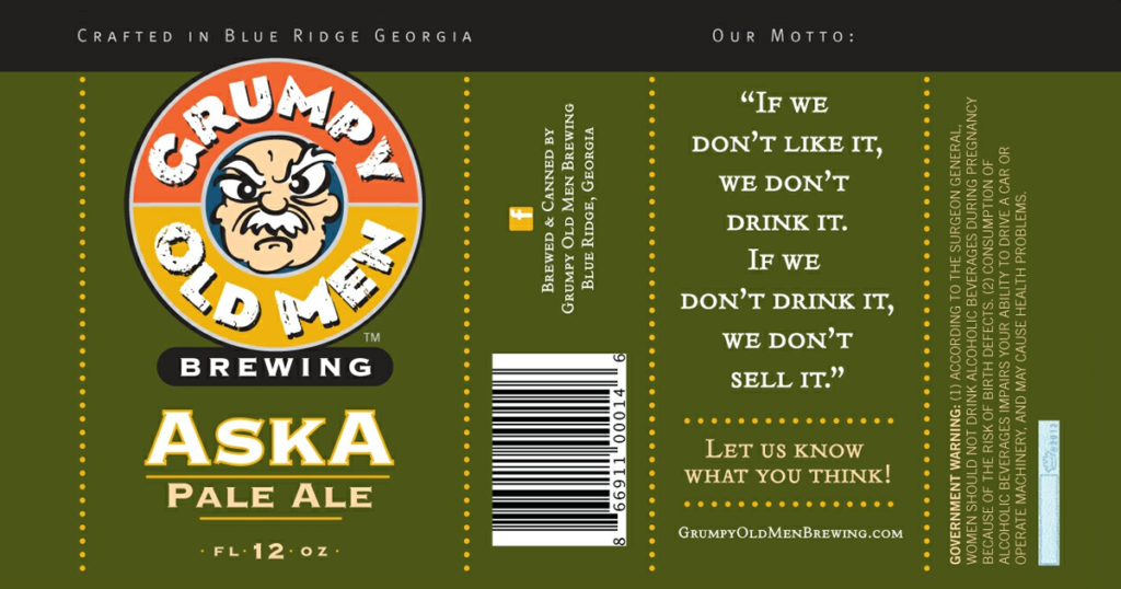 Grumpy Old Men Brewing Company | Aska Pale Ale