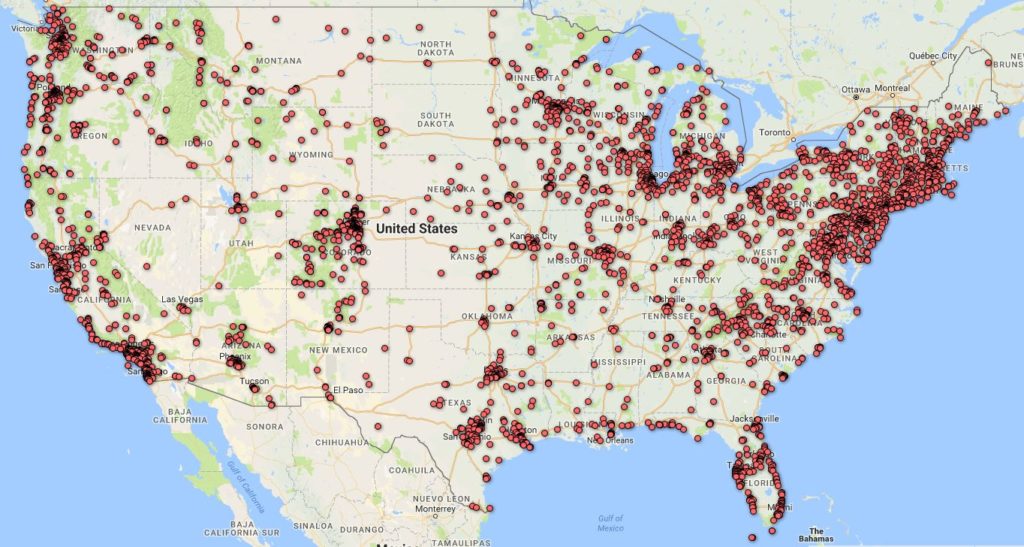 Visual Maps of How American Craft Beer Has Grown Since 1977