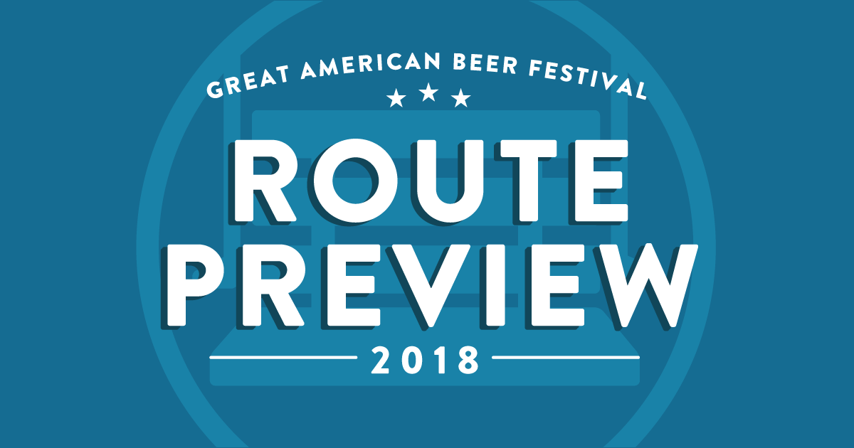 2018 GABF Route Guide Session Beers Route