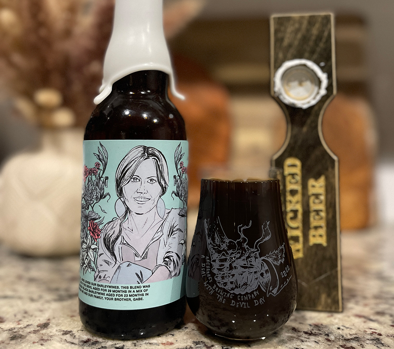 Review, Anchorage Barleywine dedicated to Alysia