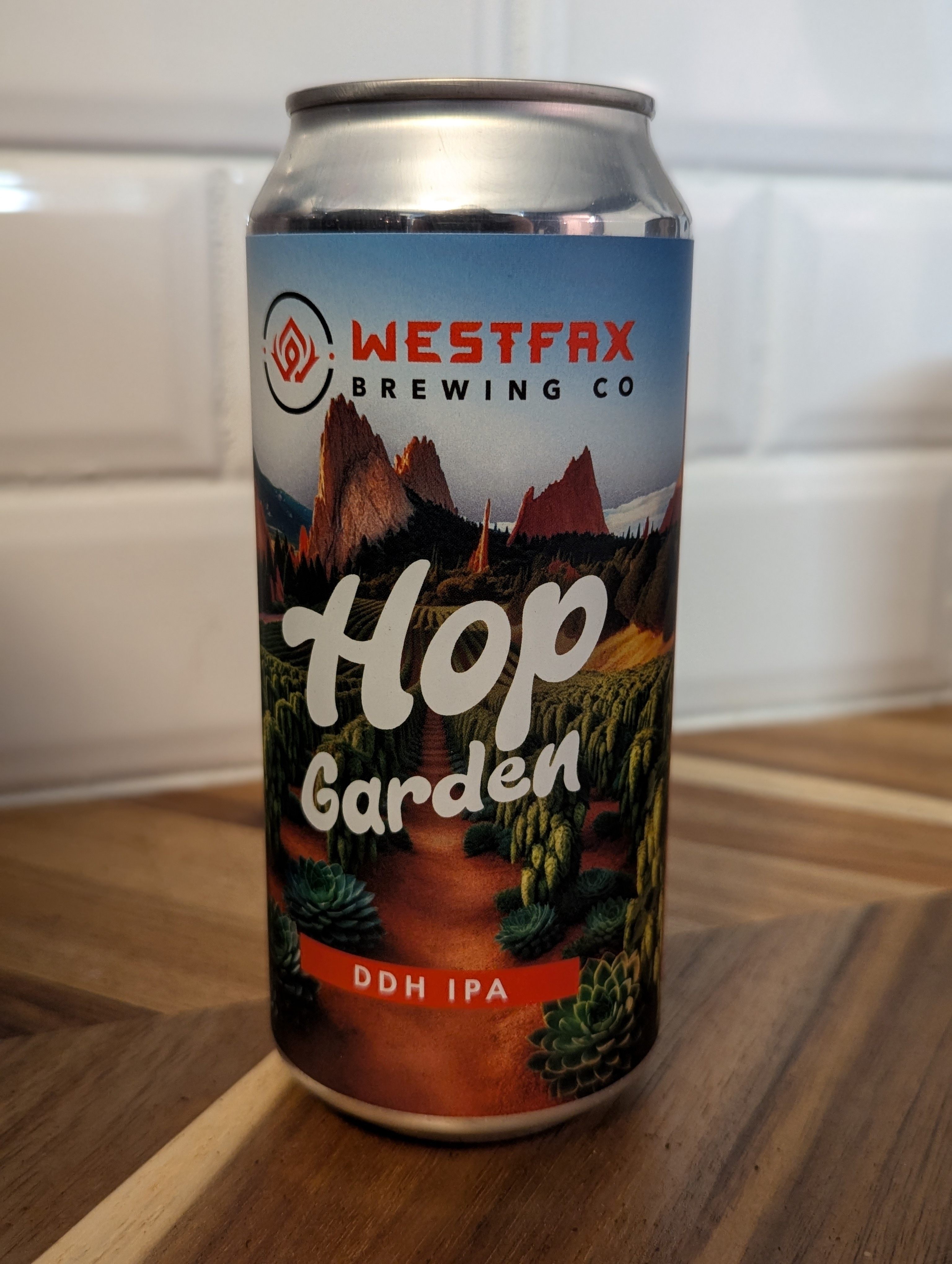 Photo of Hop Garden DDH IPA in can.