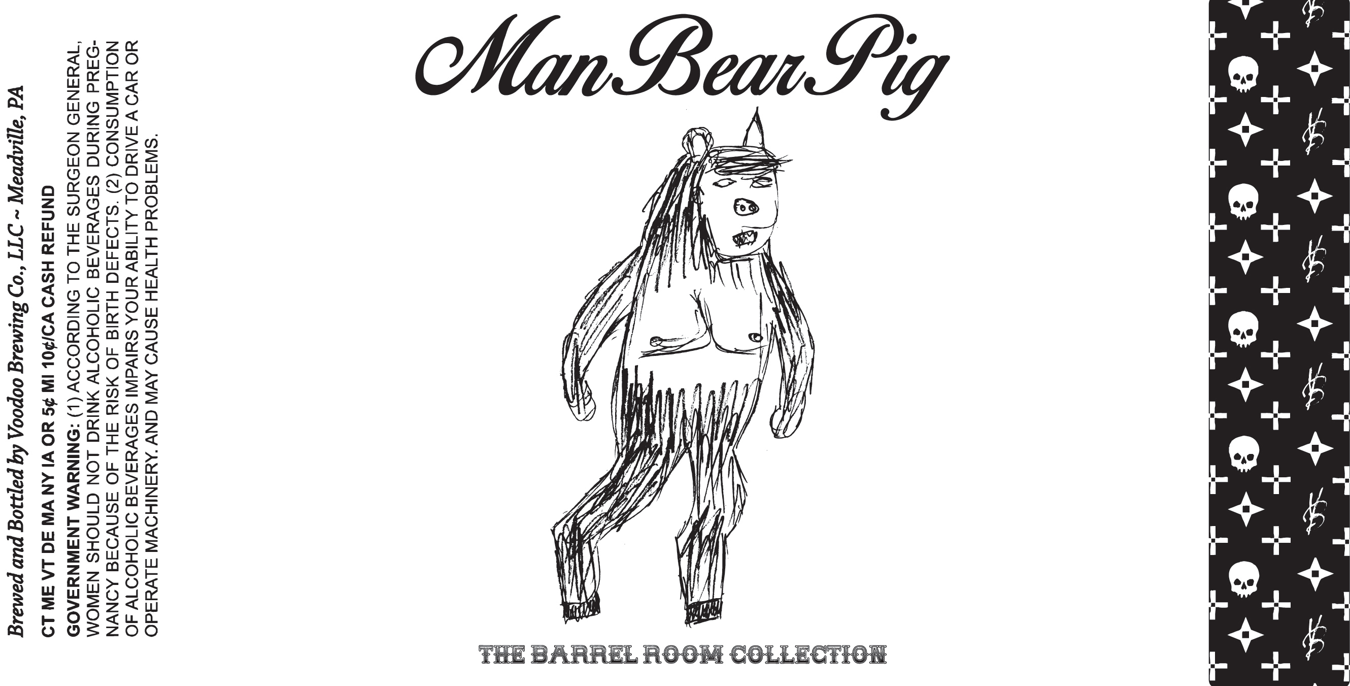 ManBearPig Label Artwork from 2016