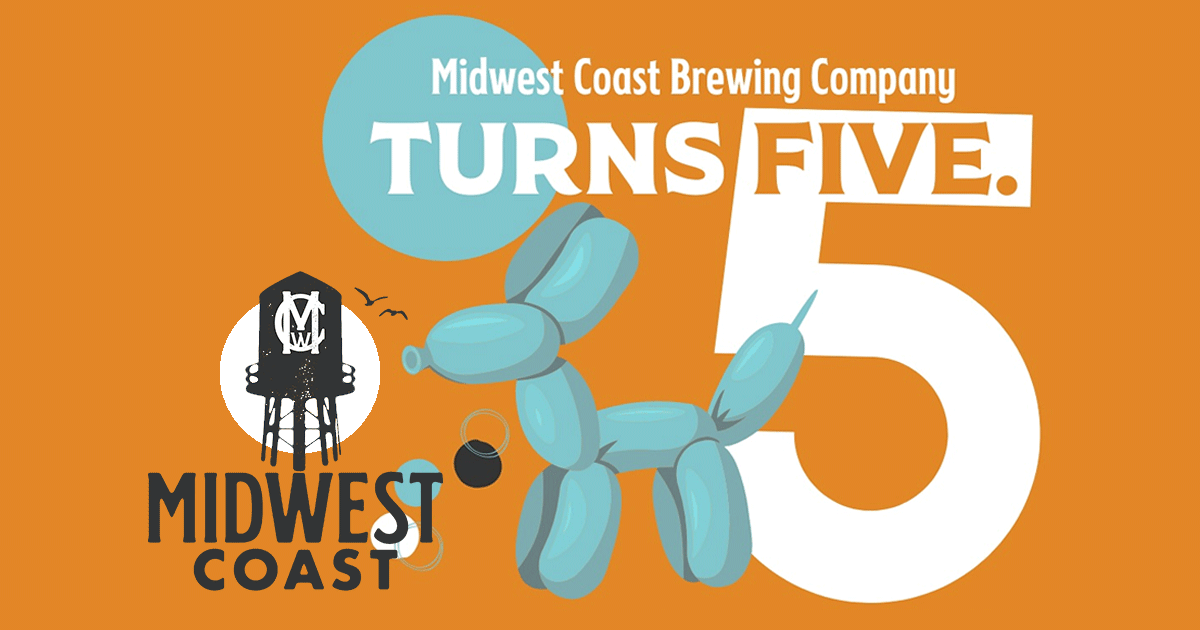 Midwest Coast Brewing Fifth Anniversary