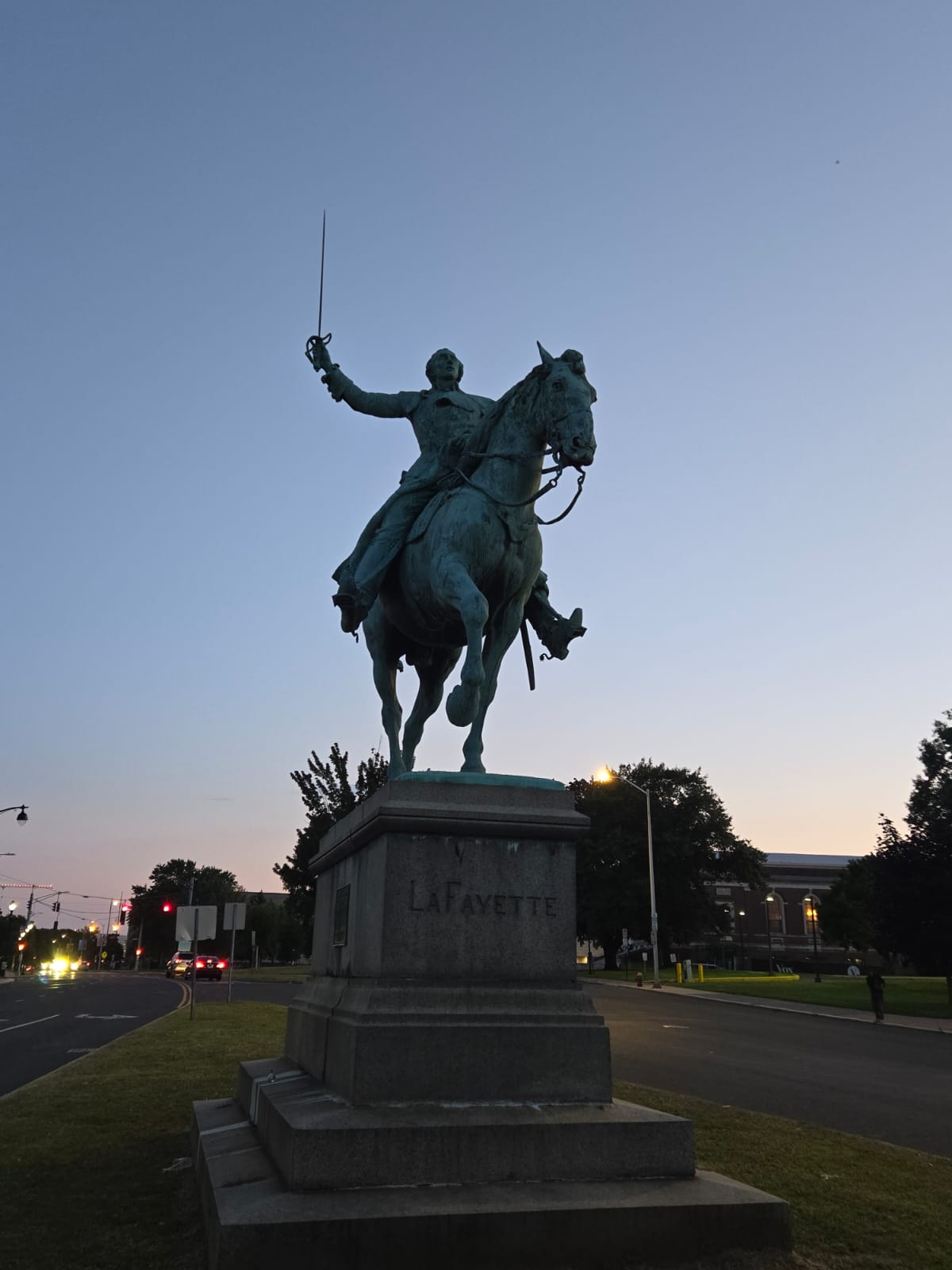 Statue of the Marquis de Lafayette, Hartford, Connecticut