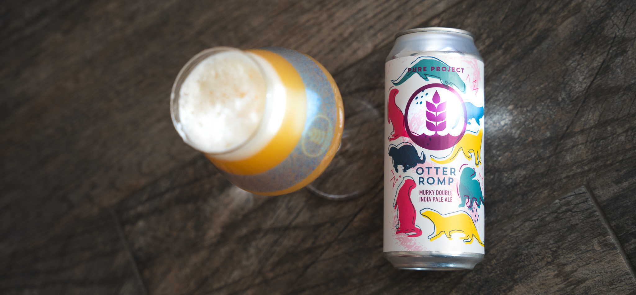 Otter Romp Murky Double IPA Collaboration Can- Pure Project and Humble Sea