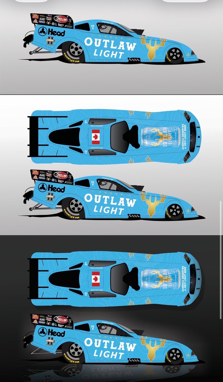 Outlaw Beer Debuts Special Funny Car for NHRA Brainerd Nationals