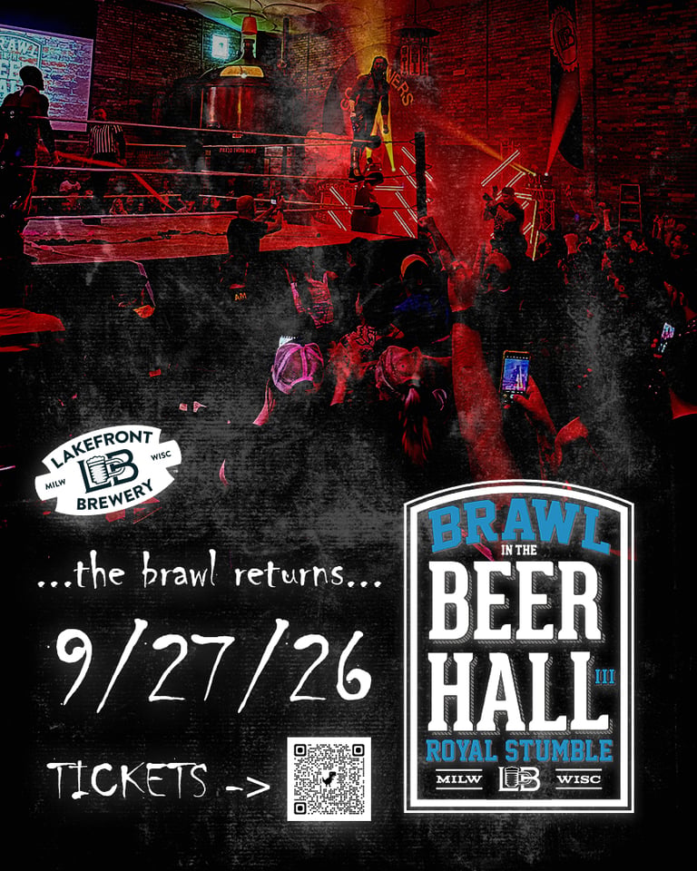 Lakefront Brewery to Host Brawl in the Beer Hall III Wrestling Event