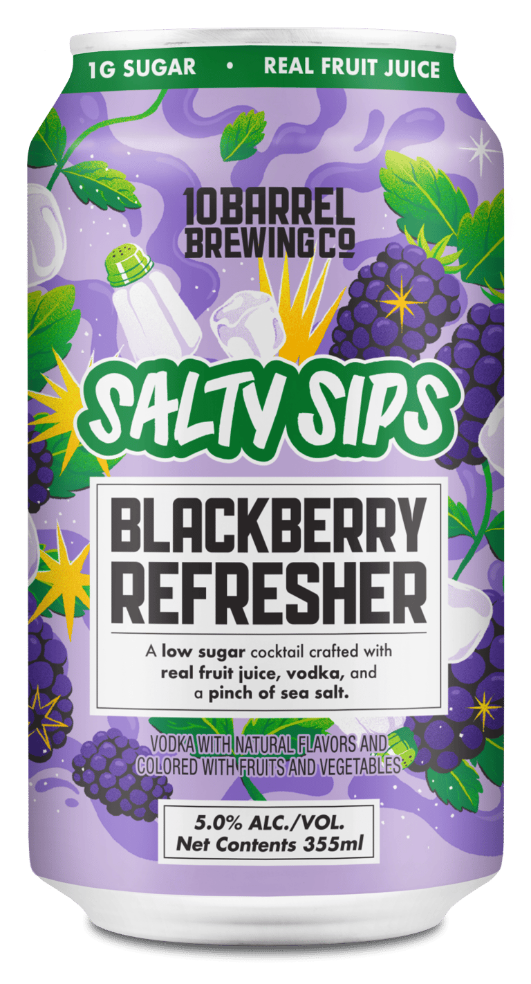 10 Barrel Adds Blackberry Refresher to Salty Sips RTD Line